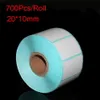 1000PC / Roll Adhesive Thermal Label Sticker Paper Supermarket Pris Blank Direkttryck Vattentät utskriftsmaterial