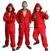 Salvador Dalí Película La Casa de Papel La Casa De Papel Fiesta de Cosplay Máscara de Halloween Disfraz de Robo de dinero Máscara facial Vestido teatral Vestido de escenario