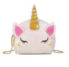 5 styles Licorne Chaîne Sacs À Bandoulière Bling Paillettes Dessin Animé Sac À Bandoulière enfants Messenger Sac pièce de monnaie sac cadeau de fête BY13688828911