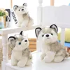 Kawaii puppy pluche speelgoed schattige simulatie husky dog ​​speelgoed gevulde poppen kinderen babymeisje jongen kerstcadeau