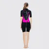 Super Stretch Wetsuits för damer Shorty Suit Flatlock Stitching Black Rosa Simning Surfing Dykdräkt Design Tillgänglig