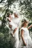 2020 Test Wedding Dresses Bohemian High Neck spetsen långärmad brudklänningar Boho Sexig rygglös plusstorlek bröllopsklänning Vestidos 288R