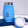 10oz Pinguïn Vorm Waterfles Roestvrijstalen Dubbellaags Vacuüm Thermo Cup Draagbare Tumbler Reizen Drinken Kid Fles Drink Cup DBC VT0415