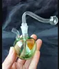 new Apple hookah Wholesale Glass bongs Oil Burner Glass Water Pipes Oil Rigs Smoking Free