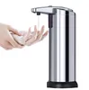 Automatic Soap Dispenser Stainless Steel Soap Liquid Sanitizer Touchless Dispenser Bathroom Hand Washing Bottles Sensor Dispenser GGA3535