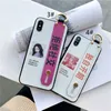 50pcs/lot Customization of personality 7plus protective case for new iPhone 8 Apple XS Max creative wrist strap