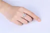 Passado Teste Moissanite anel 925 Sterling Silver Diamond Cut Brilliant 1 Car D Cor Moissanite pedra VVS Anéis para Meninas do presente