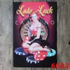 Las Vegas Casino Tin Sign Art Wanddecoratie Bar Pub Huis Hotel Garage Metal Painting Retro Plaque 20 * 30cm