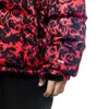 Fashion- Gothic Rose Bawełniana Kurtka Chleb Zimowe Ciepłe Płaszcze Pełna Wydrukowana Highstreet Moda Outwear Kobiety Mężczyźni Kurtki Zewnątrz HflsJK352