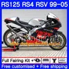 RS125R For Aprilia RS 125 1999 2000 2001 2002 2003 2005 318HM.10 RSV125R RS4 RS-125 RSV125 R RS125 Silvery grey 99 00 01 02 03 04 05 Fairing