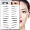 4d Eyebrow Tattoo Sticker Bionic Tattoo Eyebrows Waterproof Lasting Eye Brow Stickers Make Up Cosmetic Tattoo accesories