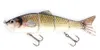 Hårdfiske Baits D4C Stor storlek 250mm 145g hård plast multi fogade swim crankbaitfishinglure 4 sektioner