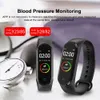 M4 Smart Band Fitness Tracker Watch Sport Armband Hjärtfrekvens Smart Klocka 0.96 tum Smartband Monitor Health Wristband IP67 Vattentät