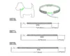 Det senaste husdjurskriget Kristallhjärtformade halsband hundkrage Kristall kärlekskrage husdjur levererar husdjur tillbehör