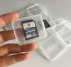 Transparent Memory Card Case SD SDHC Holder Plastic Box Storage Carry Storage Box for Standard SD Card