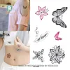 Body Art Products wasserdichte temporäre Tattoos für Männer und Frauen, schwarzer Rosen-Design-Flash-Tattoo-Aufkleber HC1185