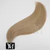 VMAE Double Drawn Pre Bonded Hair Italian Keratin Fusion Indian Human Naturlig Rak 1g / Strand 100g Nail U Tips Virgin Hair Extension
