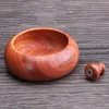 SuperDeal Burma's Pear Rosewood Incenso Burner för rökelsepinnar Censer med träställ Porta Desk Encens Holder Dekoration