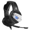 K5 gaming hoofdtelefoon oortelefoon met microfoon, 3,5 mm stereo bekabeld over oortelefoon ruis annuleren volumeregeling met led licht gaming headset