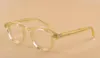 Ganz neue Markendesigner-Brillenfassungen Lemtosh Brillengestell Johnny Deppuality Round Men Optional Myopia 1915 mit Case330G
