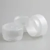 Récipients vides pour crème cosmétique, 24x100g, pots de crème 100cc 100ml pour emballage de cosmétiques, bouteilles en plastique avec couvercles métalliques