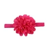 12 colori misti grandi fiori fasce di stoffa per bambini accessori per capelli elastici per bambini
