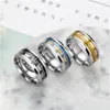 Bulkpartier 3 färger 8mm kronmönster 316L Rostfritt stål Smycken Kärlek Ringar Lyx Ring Engagement Ringar Bröllop Bands