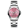 CHENXI 019A Women Fashion Luxury Watches Women's Quartz Wristwatches Ladies Luxury Rhinestone Dial Clock Waterproof Reloj Muj262U