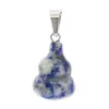 2019 Fashionable semi-precious stone gourd-shaped 12 mixed color box packed natural crystal agate stone pendant set