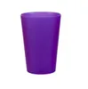 Le dernier verre en plastique coloré dîner boisson bière couleur bonbon cadeau tasse d'eau accessoires de danse tasses support logo personnalisé