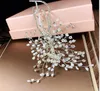 Inlaid bit decorated bride wedding hair accessories pearl side clip wedding wedding style accessories