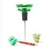 Hookah Shisha Bong Smoking Pipe Set Cool Mini Beautiful Arab Stem Hookah Glass Vase Cigarette Tools Accessories 3 colors One Hose