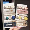 16 style hair clips Girl Elegant Pearls Sweet Headwear Geometric hair pins Barrettes Macaron hair accessories set Hairwear Wholesa2799002