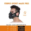 FDBRO Filtro aria da allenamento Cotone a prova di polvere Maschera sportiva da ciclismo Maschera protettiva per la respirazione ad alta quota Maschera sportiva da corsa Pro5996595