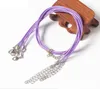 Wax Leather Snake Necklace Diameter 1.5MM Length 45CM Cord String Rope Wire Extender Chain with Lobster Clasp DIY Fashion Jewelry Accessory