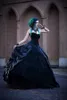 2020 Noir Romantique Gothique Robe De Bal Robe De Mariée Robes De Mariée Chérie Plus La Taille robes de soirée￩e robes de noiva Custom Made