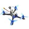 Skystars Ratel 140X 6S FPV Racing Drone F4 8K OSD 40A Blheli_S avec 200mW VTX Runcam Nano 2 Cam BNF - Récepteur Flysky IBUS