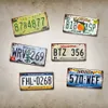 Car License Metal Plate Car Number Tin Signs Bar Pub Cafe Decor Metal Sign Garage Painting Art Plaque Poster JK2006KD9440964