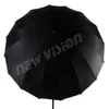 Livraison gratuite DHL Studio Photogrphy 75 "/185 cm argent noir éclairage réfléchissant parapluie léger