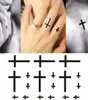 Waterproof Temporary Tattoo Sticker small cross sun and moon on finger ear tatto flash tatoo fake tattoos for girl women men C18122801