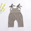 Ins New Arrivals Baby Girl Chłopiec Odzież Romper Summer Bez Rękawów Romper 100% Bawełna Dziewczyna Chłopiec Kid Pajacyki 0-2t