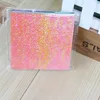 50 sztuk / partia Dzieci Glittery Papier Karty Pojedyncze 15 * 15 cm Wypoczynek Składane Solidne Kolor Dostawy Do Dekoracji Handmade Scrapbooking
