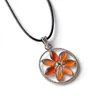 Seven-Color Petal Hanger Ketting Vrouwelijke Meisje Mode Pop Charm Roestvrij staal