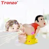 Gag Toys automatico del sapone Bolle di sapone della novità Shin Chan Fart Bolle di salto della macchina con la luce di musica divertente scherzo Giocattoli