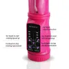 G Spot Rabbit Vibrier Rotation rechargeable 12 vitesses imperméables sexy vibrant vibrant jouets sexy pour femmes MX191228