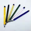 Rökningstillbehör 6Kind Colors Pencil Glass Dabber med 5,6 tum färgglada hårda dabverktygspenna