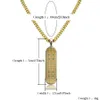 Fashion Men 18K Gold Skateboard Pendant Neckner Designer Hip Hop Rap Rock Jewelry 60 cm Collane punk a catena per maschi1575397