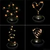 LED à énergie solaire LED Mason Light Up Lid Up 10 LED String Fairy Star Lights Silver Louces pour les pots en verre Mason Lights Garden 2785817