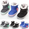 2019 Winter Warm Children Kids Canvas Boots Snow Baby Shoes Toddler Boys Boots