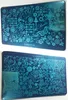 Grandes projetos 12pcs Flores da borboleta do pavão Fada completa Nail Art XL Stamp Big Stamping imagem Placa Flower Francês Imprimir Template DIY
